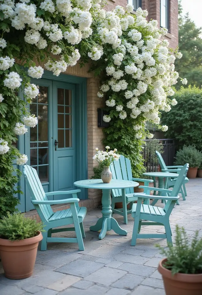 17 Outdoor Colors That Look Amazing with Teal (Your Garden Will Thank You!) - 5. Crisp White