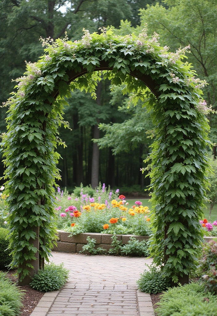 17 Round Garden Focal Points That Will Wow Your Guests (Don't Miss #3!) - 10. Round Arbor Structures