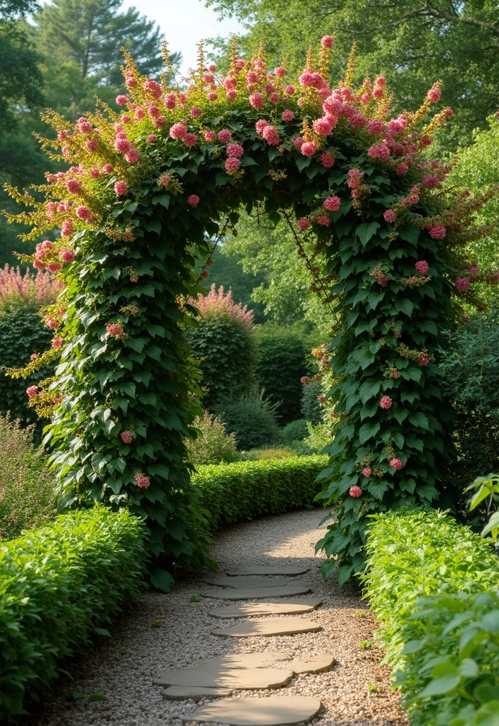 17 Round Garden Focal Points That Will Wow Your Guests (Don't Miss #3!) - 12. Round Trellises