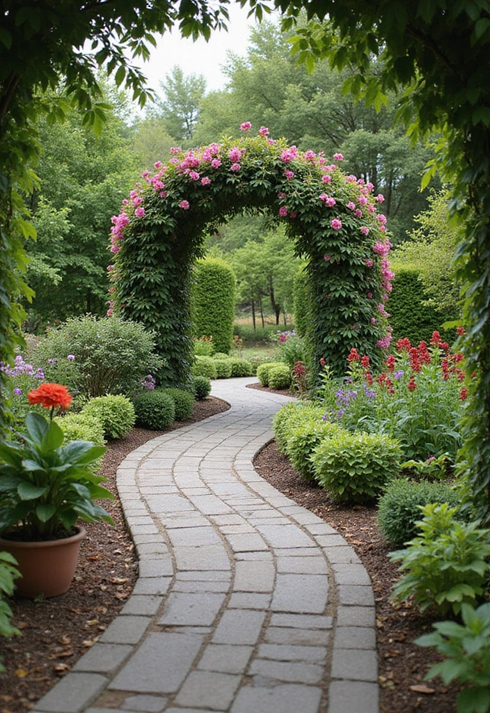 17 Round Garden Focal Points That Will Wow Your Guests (Don't Miss #3!) - 5. Circular Pathways