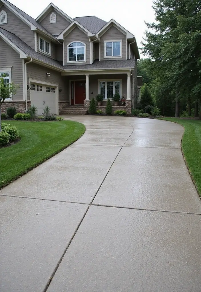 17 Sleek Modern Driveway Designs That Will Wow Your Guests (Wait Until You See #8!) - 11. Textured Surfaces