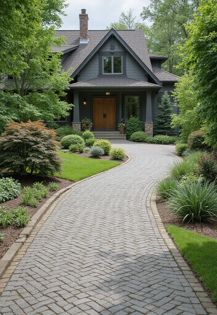 17 Sleek Modern Driveway Designs That Will Wow Your Guests (Wait Until You See #8!) - 12. Eco-friendly Materials