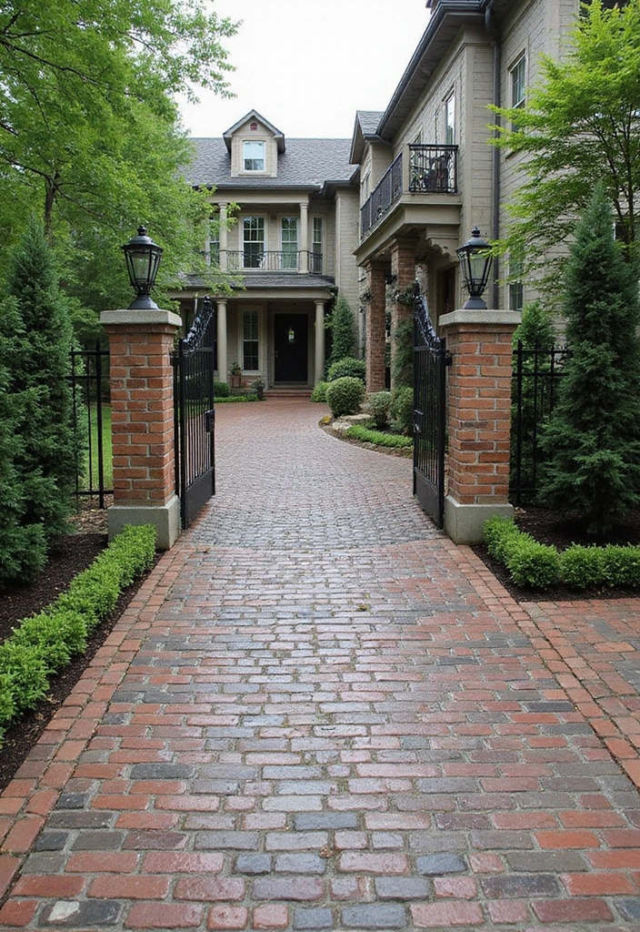 17 Sleek Modern Driveway Designs That Will Wow Your Guests (Wait Until You See #8!) - 14. Vintage Touches
