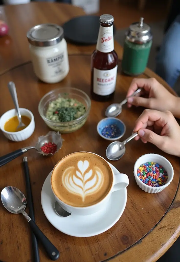 18 Luxury Coffee Bar Ideas That Will Make Your Home Feel Like a Café! - 15. Coffee Art Station