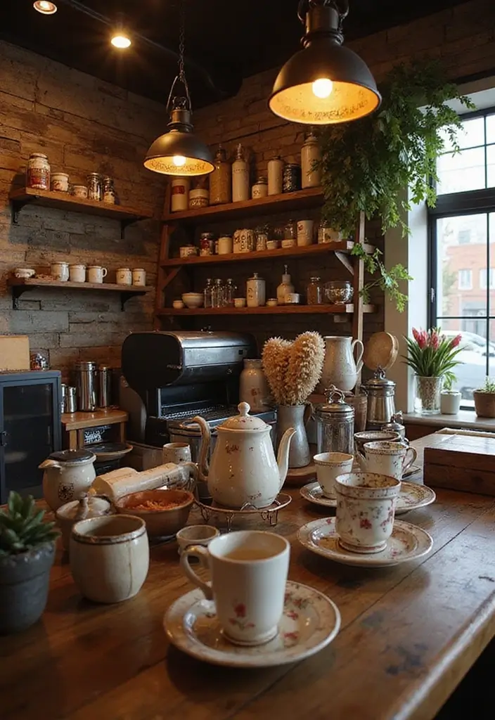 18 Luxury Coffee Bar Ideas That Will Make Your Home Feel Like a Café! - 4. Rustic Retreat
