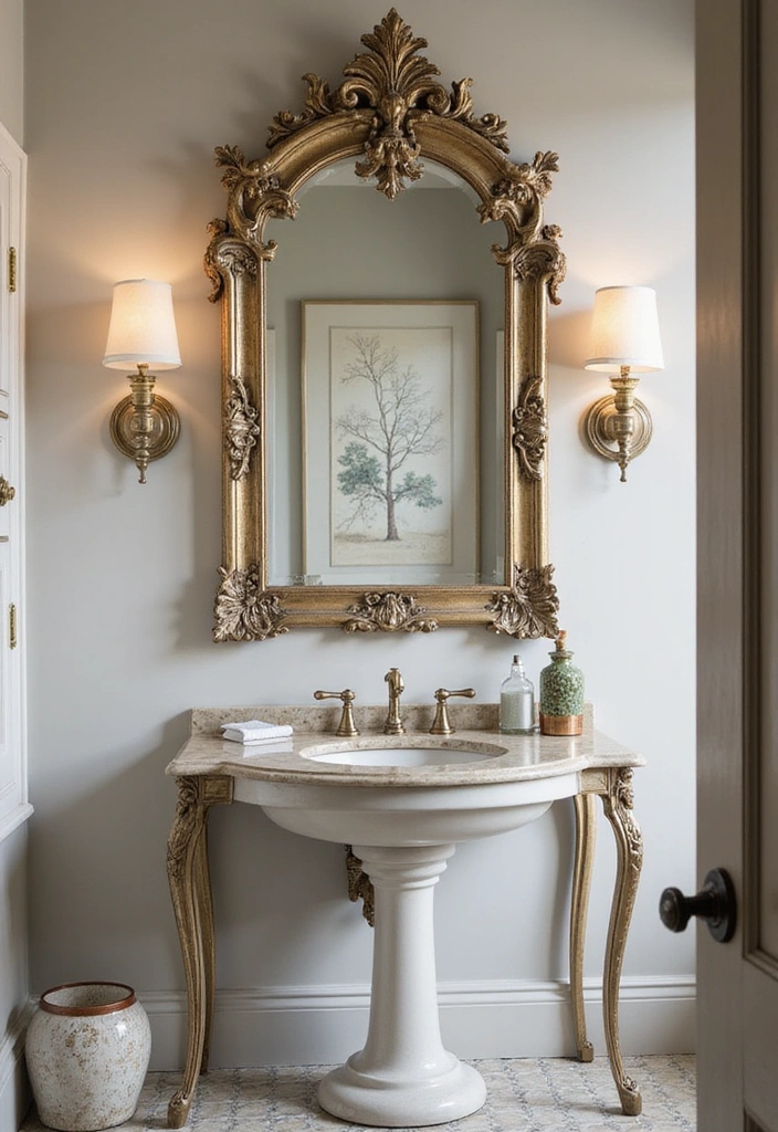 18 Luxury Powder Room Ideas That Will Make You Feel Like Royalty (You Won't Believe #7!) - 15. Stylish Mirrors