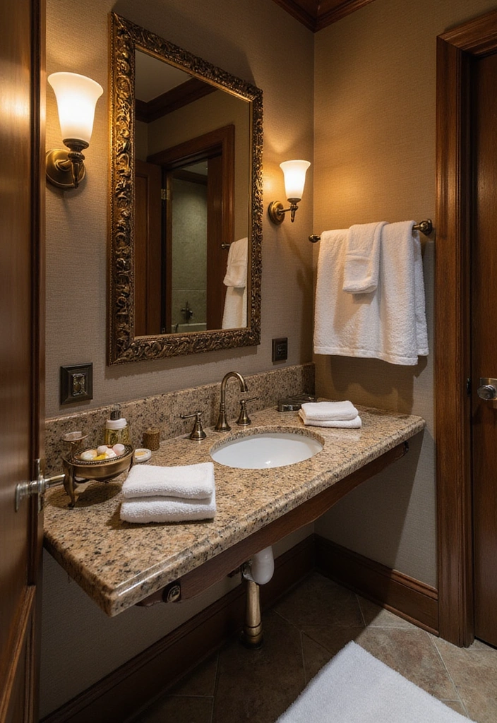 18 Luxury Powder Room Ideas That Will Make You Feel Like Royalty (You Won't Believe #7!) - 9. Luxurious Accessories