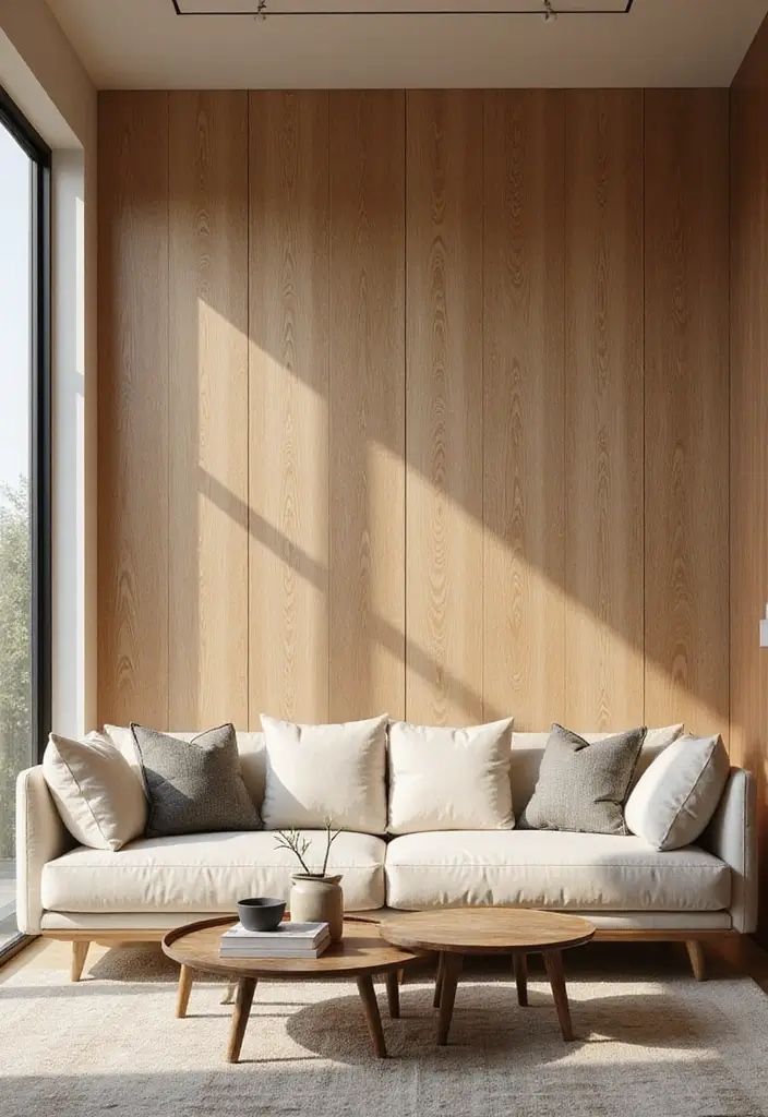 18 Modern Wood Wall Ideas That Will Make Your Home Feel Like a Designer Showroom (#9 Is a Must-See!) - 10. Natural Wood Grain