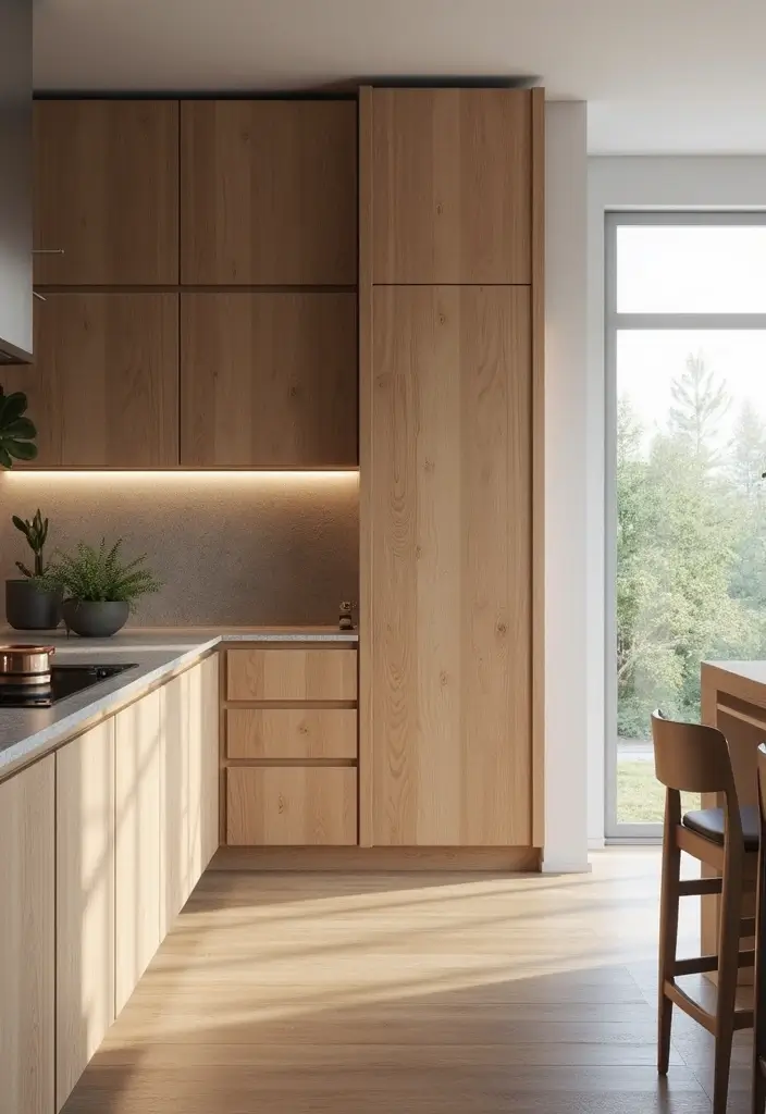18 Modern Wood Wall Ideas That Will Make Your Home Feel Like a Designer Showroom (#9 Is a Must-See!) - 12. Soft-Close Wooden Wall Cabinets