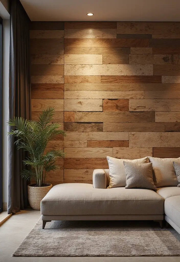 18 Modern Wood Wall Ideas That Will Make Your Home Feel Like a Designer Showroom (#9 Is a Must-See!) - 16. Textured Wood Walls