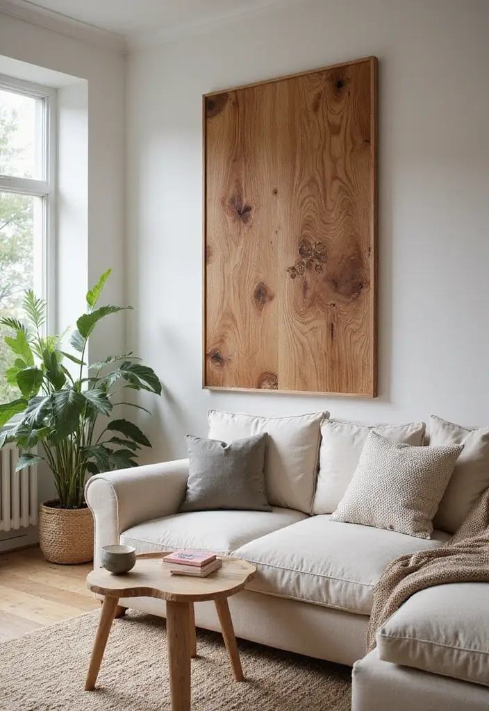 18 Modern Wood Wall Ideas That Will Make Your Home Feel Like a Designer Showroom (#9 Is a Must-See!) - 17. Modern Wood Wall Art