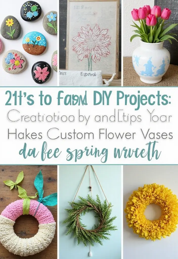 18 Vibrant Spring Accent Decor Ideas That'll Bring Your Home to Life (You Can't Miss #4!) - 18. Unique DIY Projects