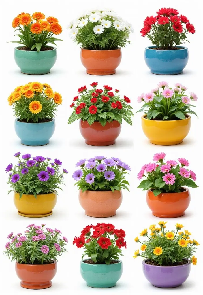 18 Vibrant Spring Accent Decor Ideas That'll Bring Your Home to Life (You Can't Miss #4!) - 8. Eye-Catching Planters