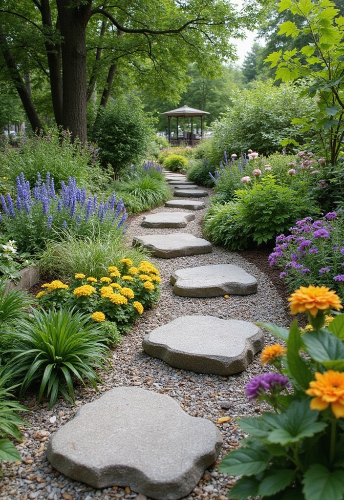 19 Decorative Gabion Features That Will Make Your Garden a Work of Art (See #10!) - 16. Gabion Step Stones: Practical and Pretty