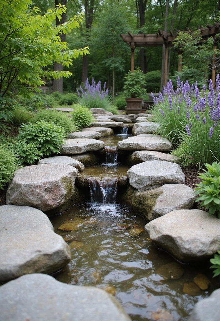 19 Decorative Gabion Features That Will Make Your Garden a Work of Art (See #10!) - 8. Water Features: Gabions that Flow
