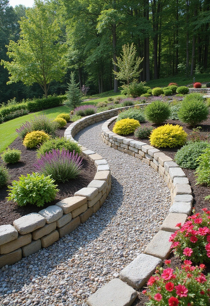 19 Decorative Gabion Features That Will Make Your Garden a Work of Art (See #10!) - 9. Gabion Borders: Define Your Space