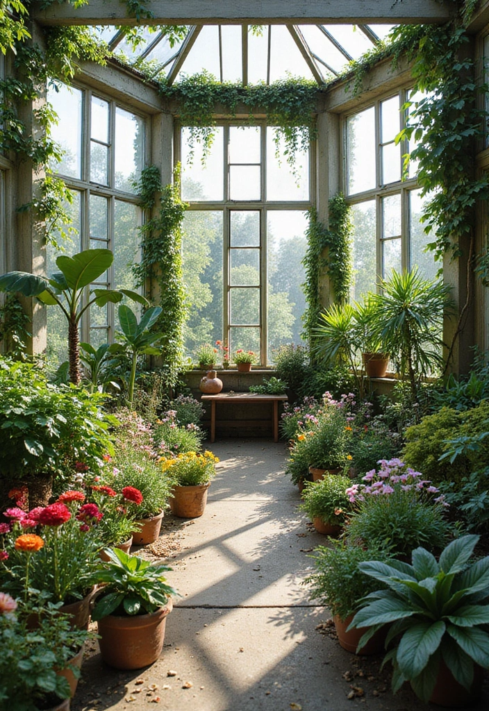 19 Enchanting Round Garden Retreat Ideas to Create Your Own Slice of Heaven! - 18. Circular Greenhouse Garden