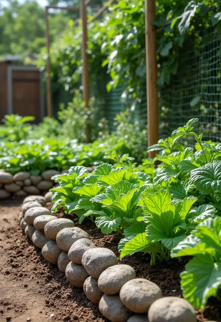 19 Gabion Fencing Ideas That Will Add Style and Privacy to Your Yard (Don’t Miss #2!) - 14. Gabion Fence with Raised Garden Beds