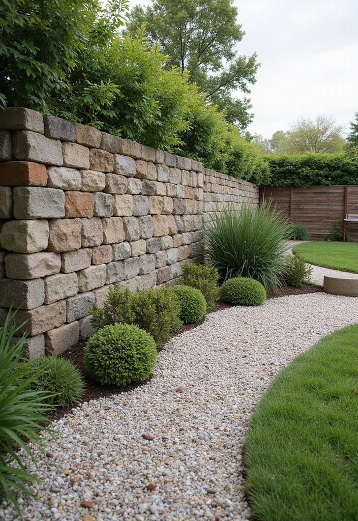 19 Gabion Fencing Ideas That Will Add Style and Privacy to Your Yard (Don’t Miss #2!) - 16. Gabion Fence with Decorative Gravel
