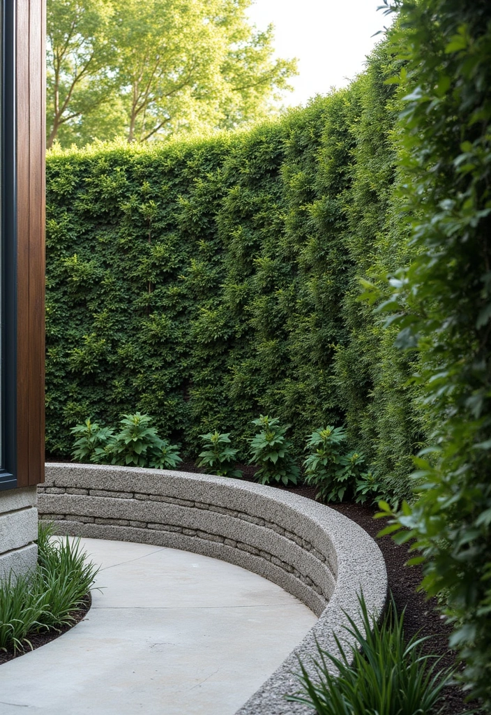 19 Gabion Fencing Ideas That Will Add Style and Privacy to Your Yard (Don’t Miss #2!) - 19. Gabion Fencing with Custom Shapes
