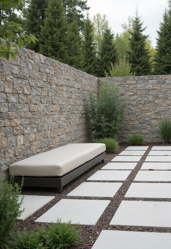 19 Gabion Fencing Ideas That Will Add Style and Privacy to Your Yard (Don’t Miss #2!) - 3. Modern Gabion Privacy Fence
