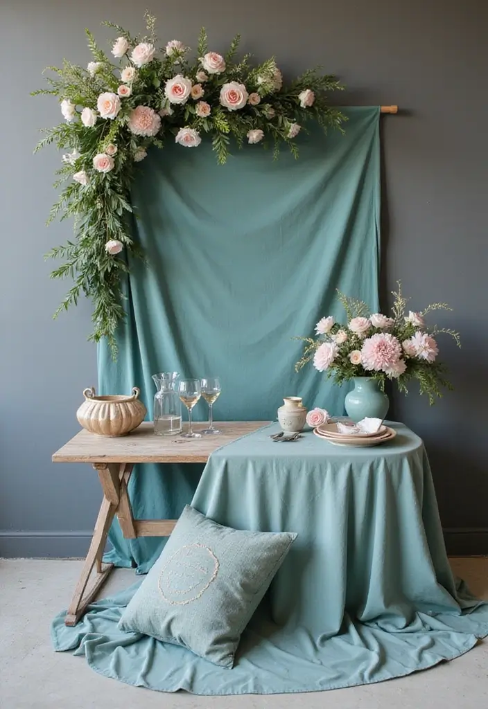 19 Gorgeous Wedding Color Schemes That Will Elevate Your Teal Theme (Don’t Miss #11!) - 8. Gray and Teal: Modern Chic