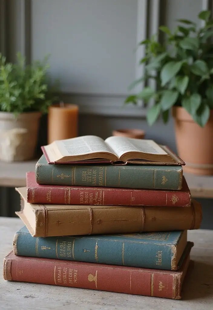 19 Incredible Thrift Store Finds That'll Elevate Your Vintage Home Decor Game (#15 is Unbelievable!) - 14. Vintage Books