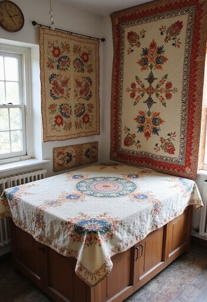 19 Incredible Thrift Store Finds That'll Elevate Your Vintage Home Decor Game (#15 is Unbelievable!) - 18. Vintage Textile Pieces