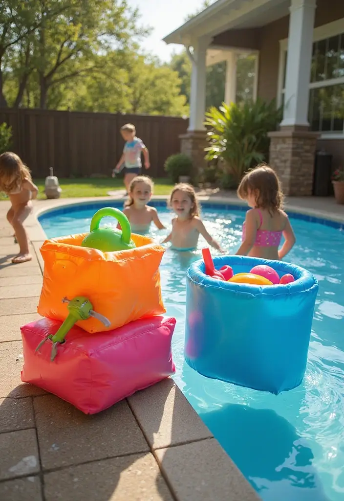 19 Outdoor Toy Storage Solutions That'll Keep Your Yard Clutter-Free (Wait Until You See #5!) - 16. Inflatable Storage Bags