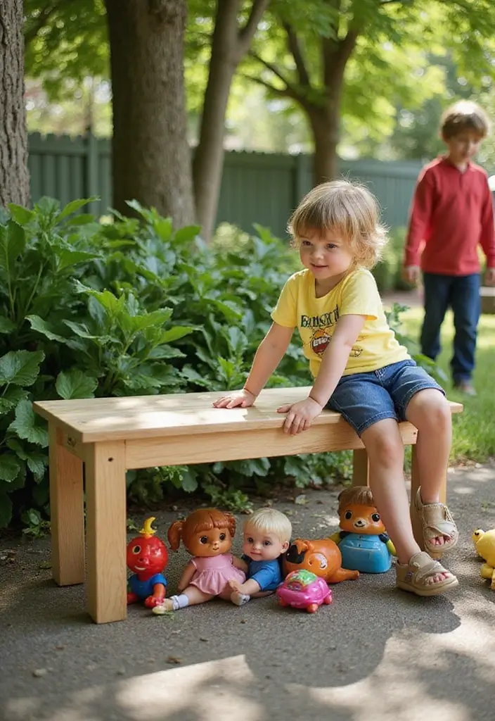19 Outdoor Toy Storage Solutions That'll Keep Your Yard Clutter-Free (Wait Until You See #5!) - 18. Outdoor Toy Box Bench