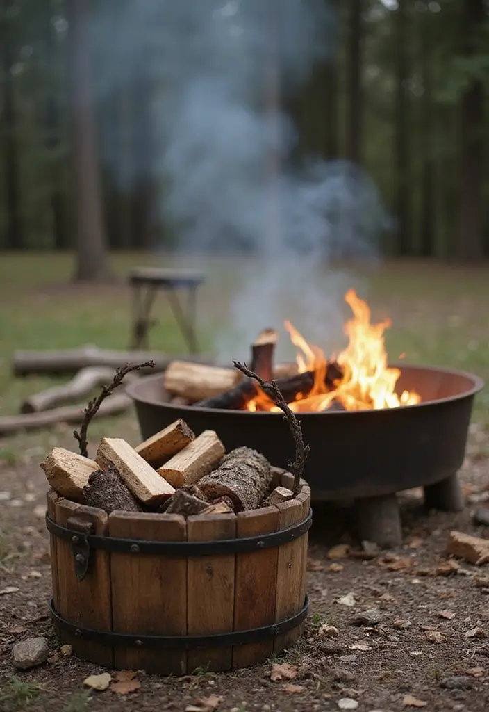 19 Stylish Firewood Storage Ideas That'll Keep Your Yard Looking Sharp (You'll Love #5!) - 12. Firewood Trugs