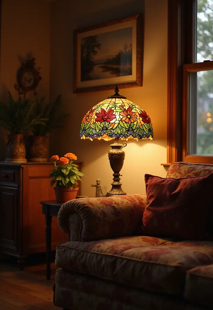 19 Vintage Lighting Solutions That'll Illuminate Your Home with Character (Wait Until You See #6!) - 13. Tiffany Style Lamps