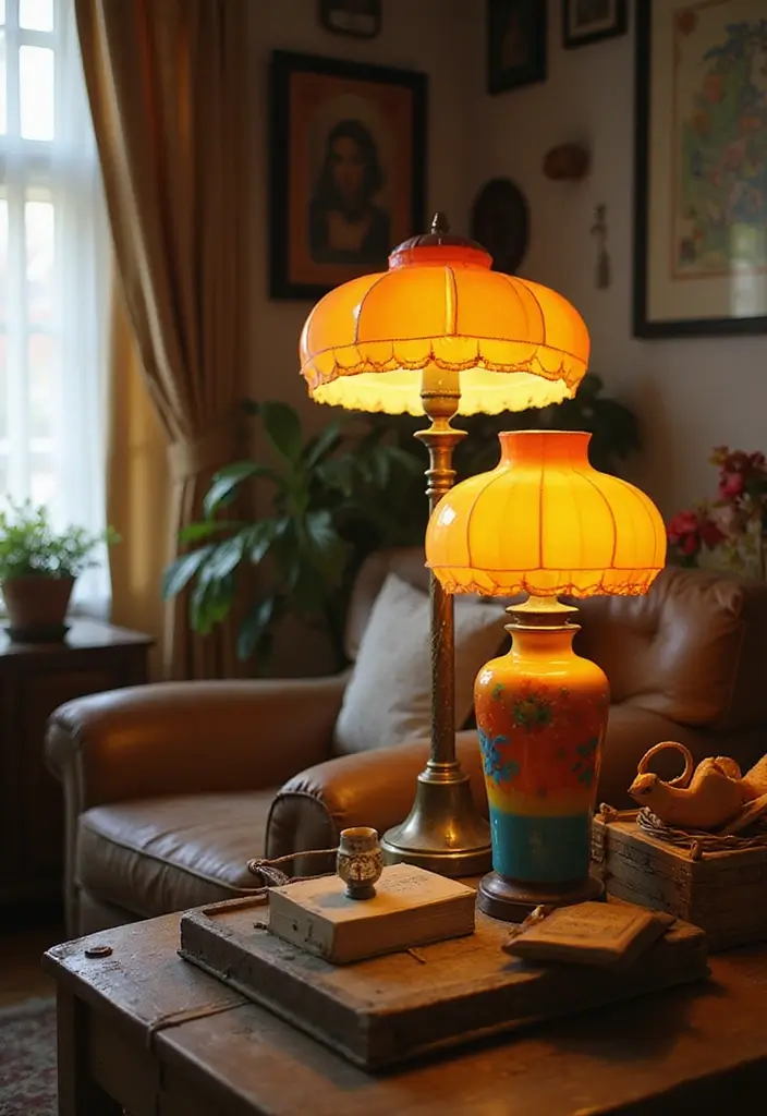 19 Vintage Lighting Solutions That'll Illuminate Your Home with Character (Wait Until You See #6!) - 5. Retro Table Lamps