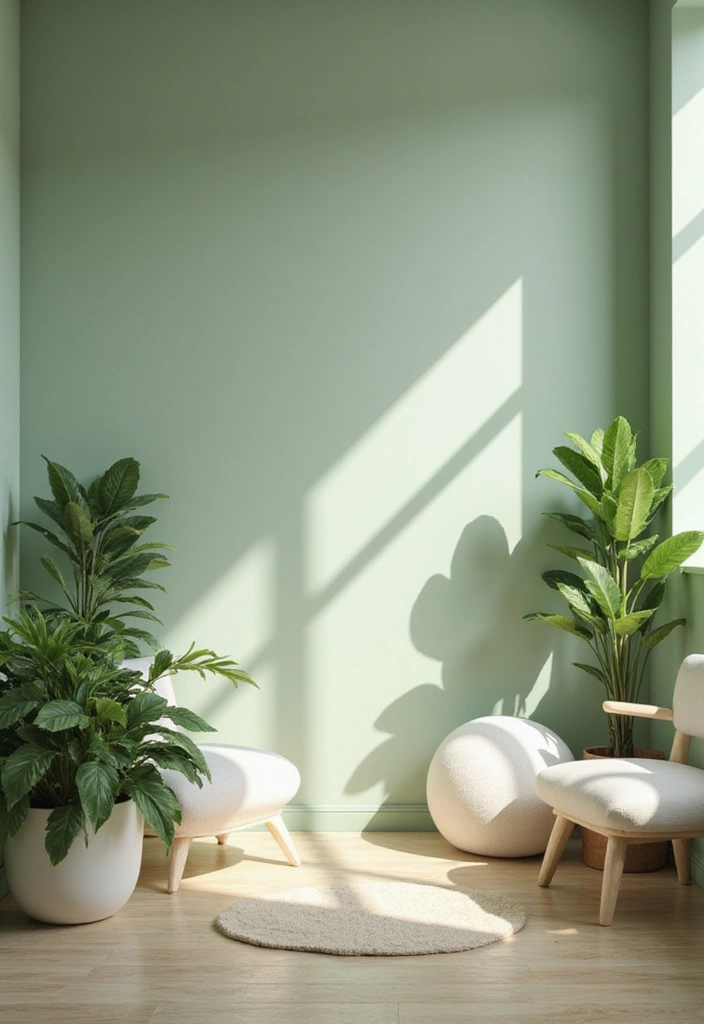 20 Calming Color Schemes for Your Meditation Room (You’ll Love #12!) - 1. Soft Sage Green
