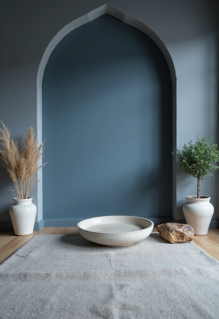 20 Calming Color Schemes for Your Meditation Room (You’ll Love #12!) - 20. Soft Indigo