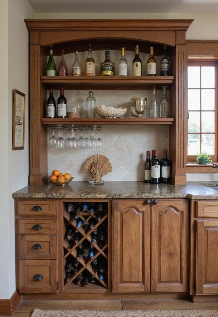 20 DIY Wood Wall Decor Projects You Can Tackle This Weekend (You Won't Believe #8!) - 16. Wooden Wine Rack