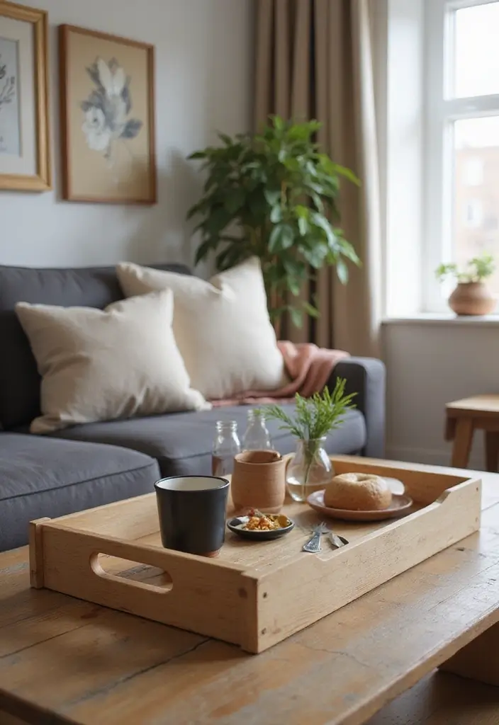 20 DIY Wood Wall Decor Projects You Can Tackle This Weekend (You Won't Believe #8!) - 20. Wooden Tray Decor
