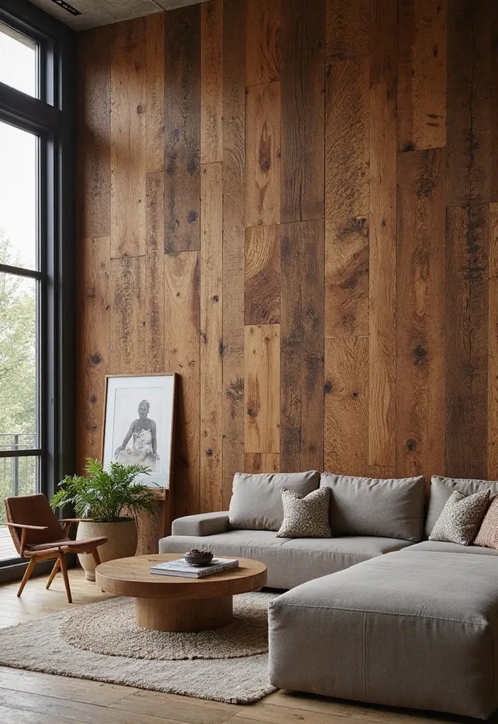 20 DIY Wood Wall Decor Projects You Can Tackle This Weekend (You Won't Believe #8!) - 8. Wooden Wall Mural (You Won't Believe #8!)
