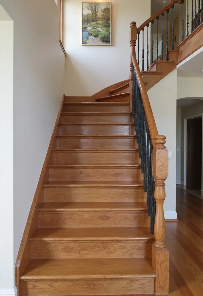 20 Luxurious Staircase Concepts That'll Make You Feel Like Royalty in Your Own Home! - 18. Custom Carpentry