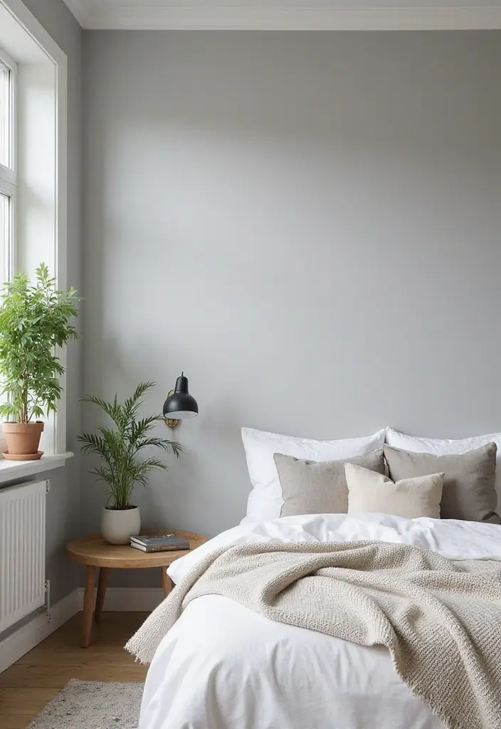20 Modern Grey Bedroom Ideas That Will Make You Want to Redecorate Right Now! - 4. Scandi Chic