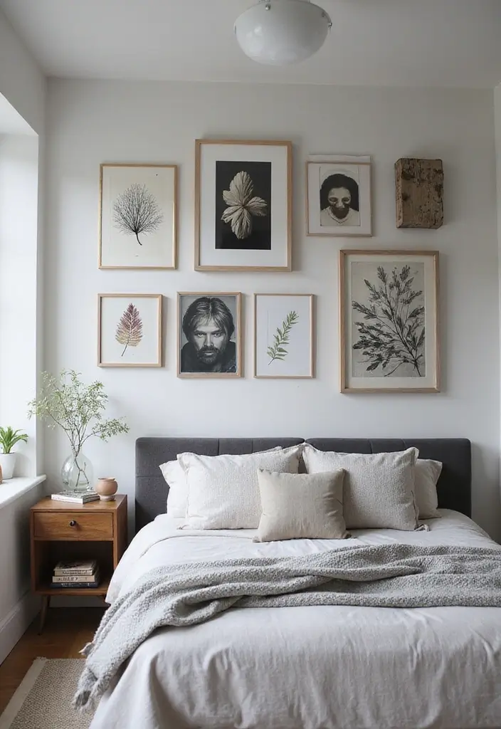 20 Must-Have Grey Bedroom Accessories That Add a Personal Touch to Your Space! - 3. Elegant Wall Art