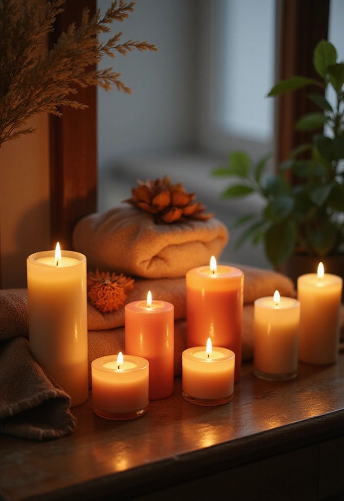20 Soothing Lighting Ideas for Your Meditation Room That Will Create Instant Serenity! - 1. Soft Candlelight Glow