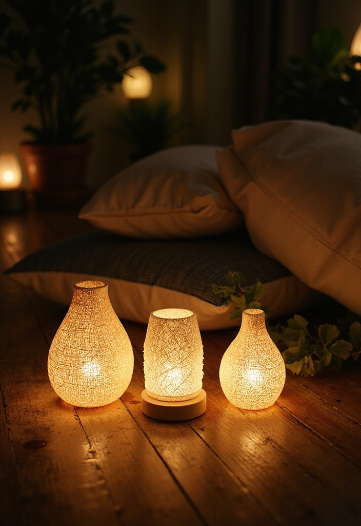 20 Soothing Lighting Ideas for Your Meditation Room That Will Create Instant Serenity! - 13. Personalized Night Lights