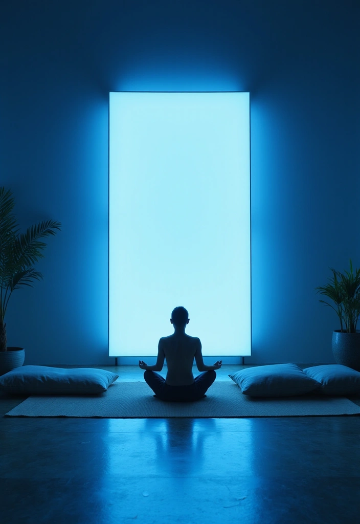20 Soothing Lighting Ideas for Your Meditation Room That Will Create Instant Serenity! - 5. Adjustable LED Panels