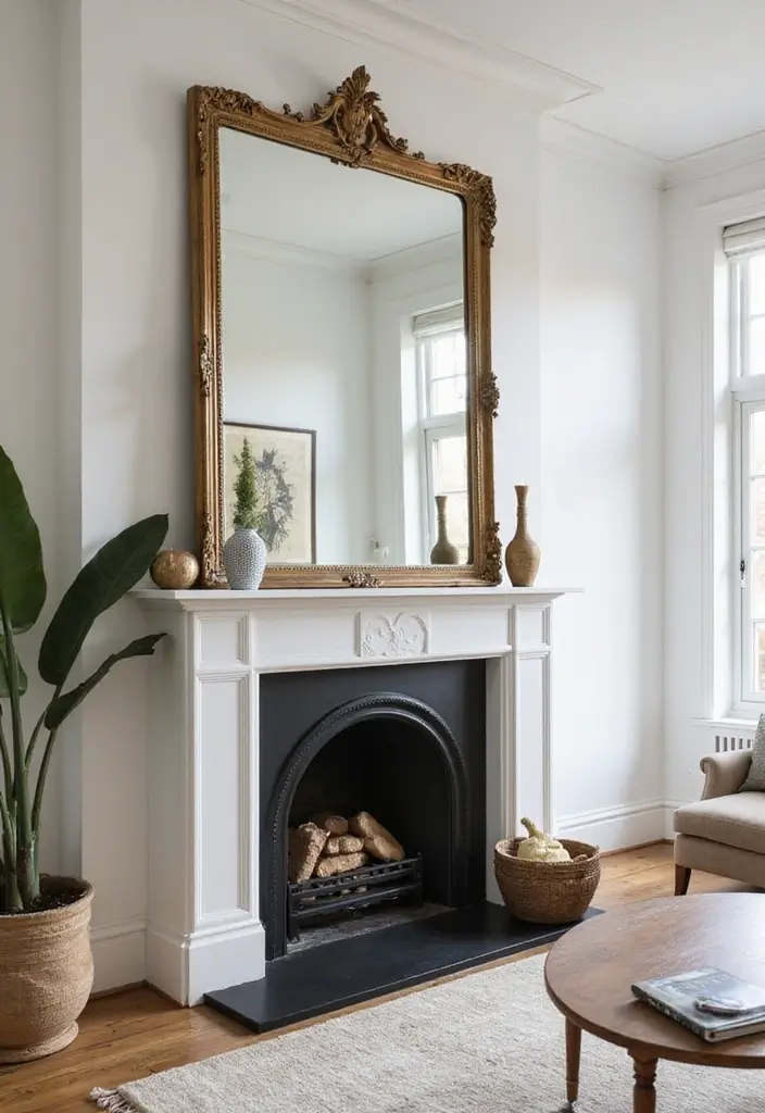 20 Stunning Spring Decor Ideas to Refresh Your Living Room (You'll Love #7!) - 11. Use Mirrors to Reflect Light