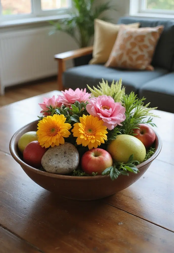 20 Stunning Spring Decor Ideas to Refresh Your Living Room (You'll Love #7!) - 14. Create Seasonal Centerpieces