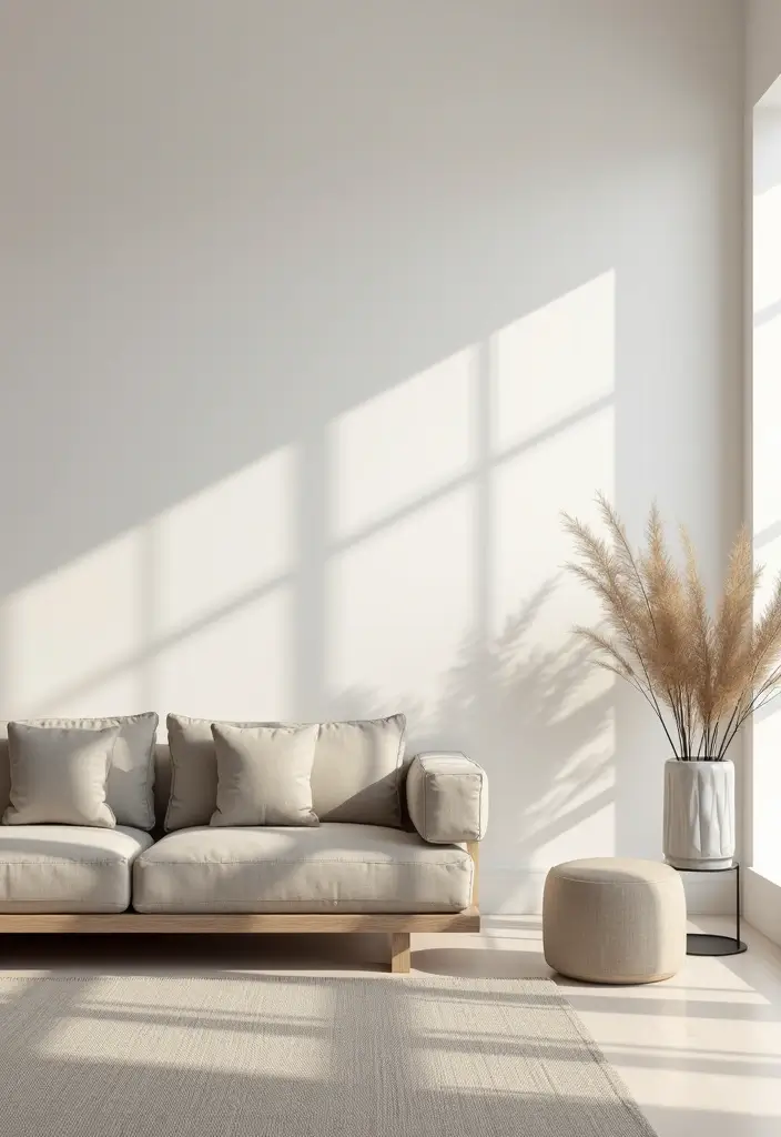 20 Stunning Spring Decor Ideas to Refresh Your Living Room (You'll Love #7!) - 20. Embrace Minimalism