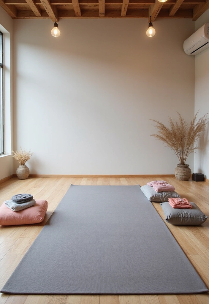 20 Tranquil Meditation Room Ideas That Will Make You Say 'Namaste!' - 20. Mindful Movement Areas