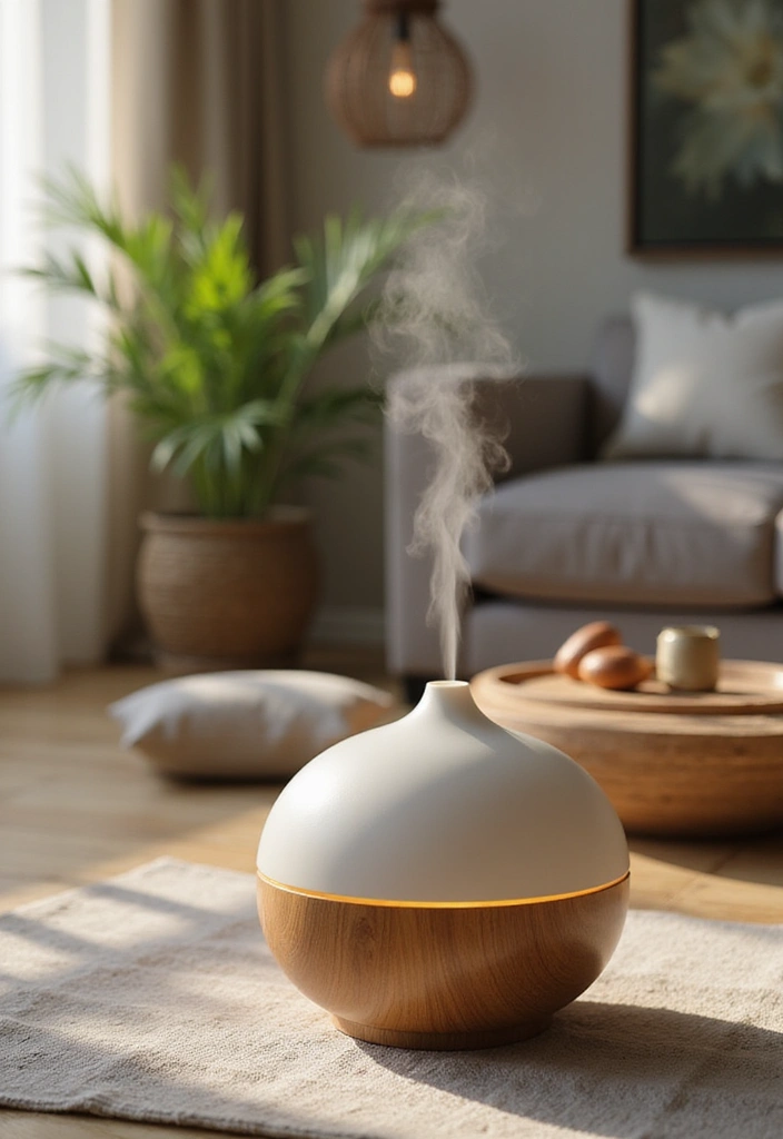 20 Tranquil Meditation Room Ideas That Will Make You Say 'Namaste!' - 6. Aromatherapy Integration