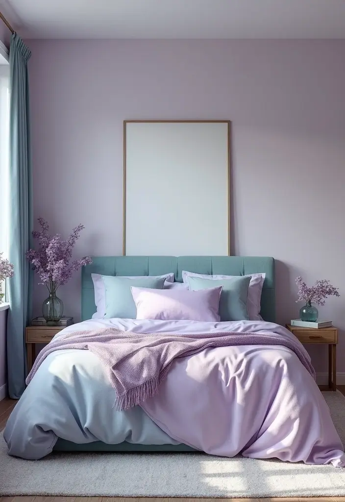 20 Trendy Colors That Make Teal Shine in Your Home Decor (Warning: #11 Is Bold!) - 9. Lavender: A Gentle Touch